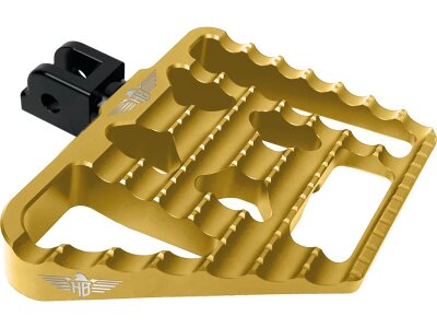 V1 Performance Passenger Mini Floorboards Gold Anodized