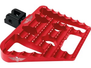 V1 Performance Passenger Mini Floorboards Red Anodized