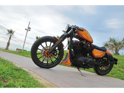 Colored Disc Wave DF FLW Floating Brake Disc Anodized Inner Aluminium Carrier Orange 11,5" Front
