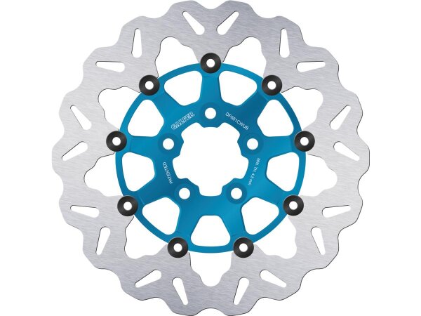 Colored Disc Wave DF FLW Floating Brake Disc Anodized...