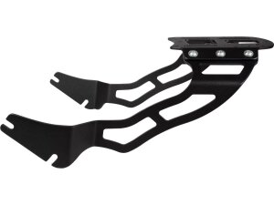 Custombike Luggage Rack For Early TC Softail with 200/18 Tire and Customfender Black Powder Coated