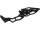 Custombike Luggage Rack For Early TC Softail with 200/18 Tire and Customfender Black Powder Coated