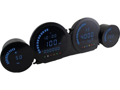 HD-06 4-Meter Instrument Kit Blue Backlight