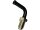 M10 x 1, Vario Line Male Fitting Type 419, 90° Elbow (Black Anodized Aluminium Elbow, Stainless Steel Fastener)