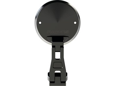 Bottom to Top Mount Round Speedometer Conversion Kit for Ricks Club Style Riser Kit Black Anodized