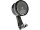 Bottom to Top Mount Round Speedometer Conversion Kit for Ricks Club Style Riser Kit Black Anodized