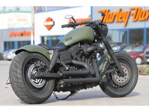 Rear Steel Fender for Twin Cam Dyna 200/18" Tire, No Lighting Raw