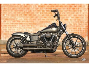 Rear Steel Fender for Twin Cam Dyna 260/18" Tire, With Taillight Raw