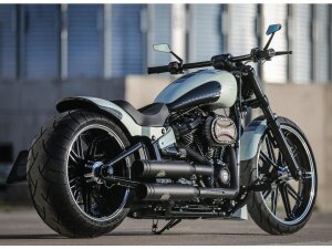 Rear Steel Fender for Twin Cam Dyna 260/18" Tire, With 3-in-1 Raw