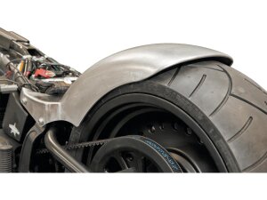 Rear Steel Fender for Twin Cam Softail (Narrow Frame) 260/18" Tire, No Lighting Raw