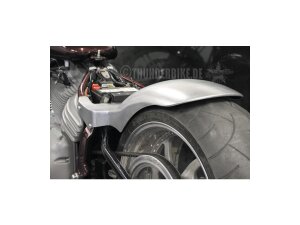 Rear Steel Fender for Twin Cam Softail (Wide Frame) 260/18" Tire, No Lighting Raw