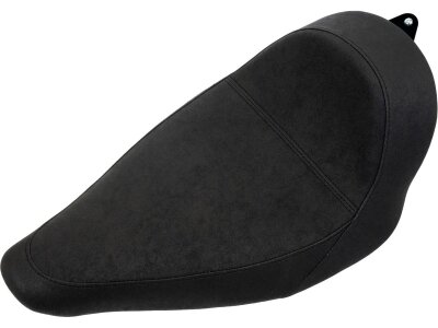 Vinyl Leather Solo Seat Plain, For Thunderbike Steel Fender 260/18" and OE Tank Black