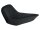 Vinyl Leather Solo Seat Plain, For Thunderbike Steel Fender 200/18" and OE Tank (Narrow Frame Models) Black