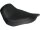 Vinyl Leather Solo Seat Plain, For Thunderbike Steel Fender 260/18" and OE Tank Black