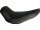 Vinyl Leather Solo Seat Plain, For Thunderbike Steel Fender 260/18" and OE Tank Black