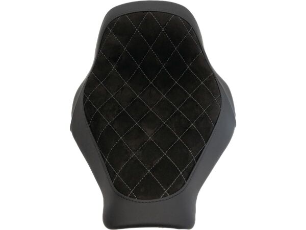 Nubuk Leather Solo Seat Diamond Stitch, For Thunderbike...