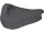 Vinyl Leather Solo Seat Diamond Stitch, For Thunderbike GP Style Fender 260/18" and OE Tank Black