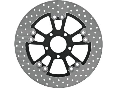 Round 300 mm Floated Brake Disc Vegas Polished Front Rear