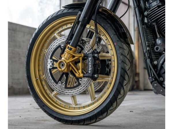 Round 340 mm Floated Brake Disc Vegas Polished Front