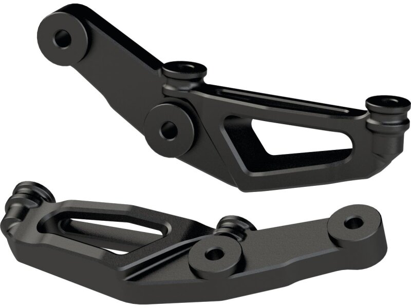 Radial Conversion Front Brake Caliper Adapter From 300 mm to 340 mm Brake Disc Black Front Left Right Set