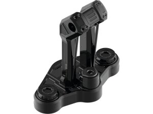 Club Style Pullback Riser and Triple Tree Cover Kit 7" Height, 1 1/4" Clamp Diameter Black Anodized