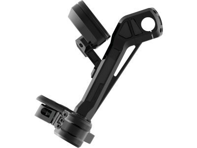 Club Style Pullback Riser and Performance 3 Triple Tree Kit, Double OE Instruments 10" Height, 1 1/4" Clamp Diameter Black Anodized