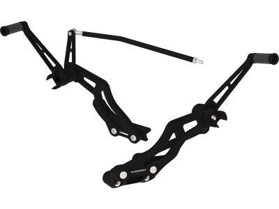 Phantom Mid- to Forward Control Conversion Kit for Softail M8 75 mm Further Forward Flat Black