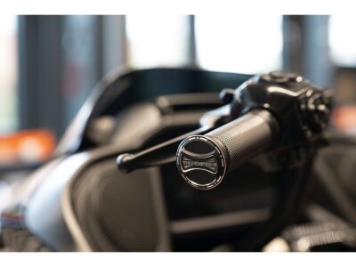 Torque 2.0 with Thunderbike Logo Base Grip and Footpeg Toppers Bi-Color Anodized