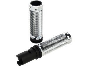 Base Grips Aluminium Satin 1" Throttle By Wire...