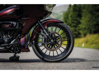 Shark 4° Triple Tree for Helix Touring Models For OE Inverted Fork Black Anodized