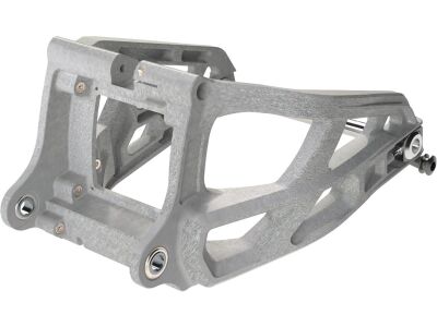 Pro Performance Swingarm Kit Wide Frame: For rear wheels up to 9.0 x 18 and 260mm tires Raw