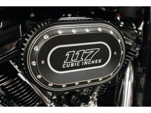 Drilled 117 Oval Airbox Air Cleaner Cover Bi-Color Anodized