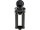 Club Style Pullback Riser Kit for Top Mount Round Speedometer 10" Height, 1 1/4" Clamp Diameter Black Anodized