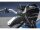 Club Style Pullback Riser Kit for Top Mount Round Speedometer 10" Height, 1 1/4" Clamp Diameter Black Anodized