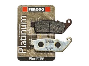 Road Platinum Mid-Metallic Brake Pads Organic Rear