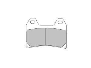 Road Platinum Mid-Metallic Brake Pads Organic Front