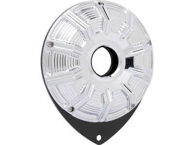 10-Gauge Key Switch Cover Chrome