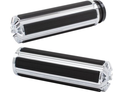 10-Gauge Grips Chrome 7/8" Throttle By Wire