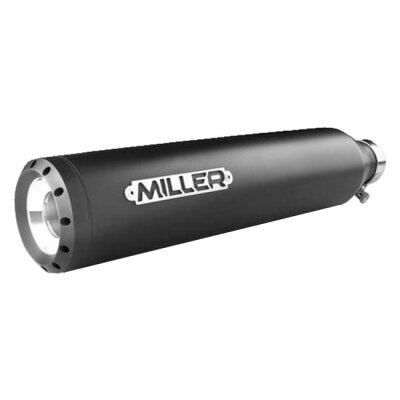 ** Miller, Silverado Slip-Ons black, Endcap Standard black