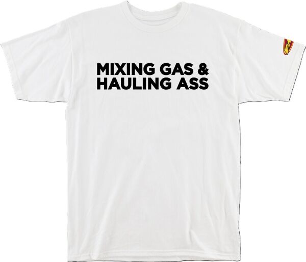 Tee Gass White Xl