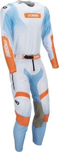 Pant Alpha One White/blue 36
