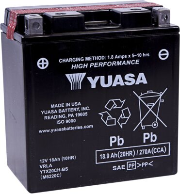 Battery Yuasa Mf Ytx20ch-bs inkl. 7,50 Euro Batteriepfand.
