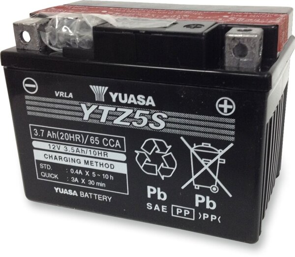 Battery Yuasa Mf Ytz5s-bs inkl. 7,50 Euro Batteriepfand.