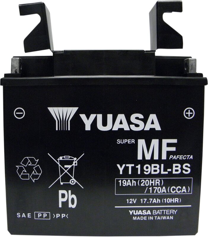 Battery Yuasa Mf Yt19bl-bs inkl. 7,50 Euro Batteriepfand.