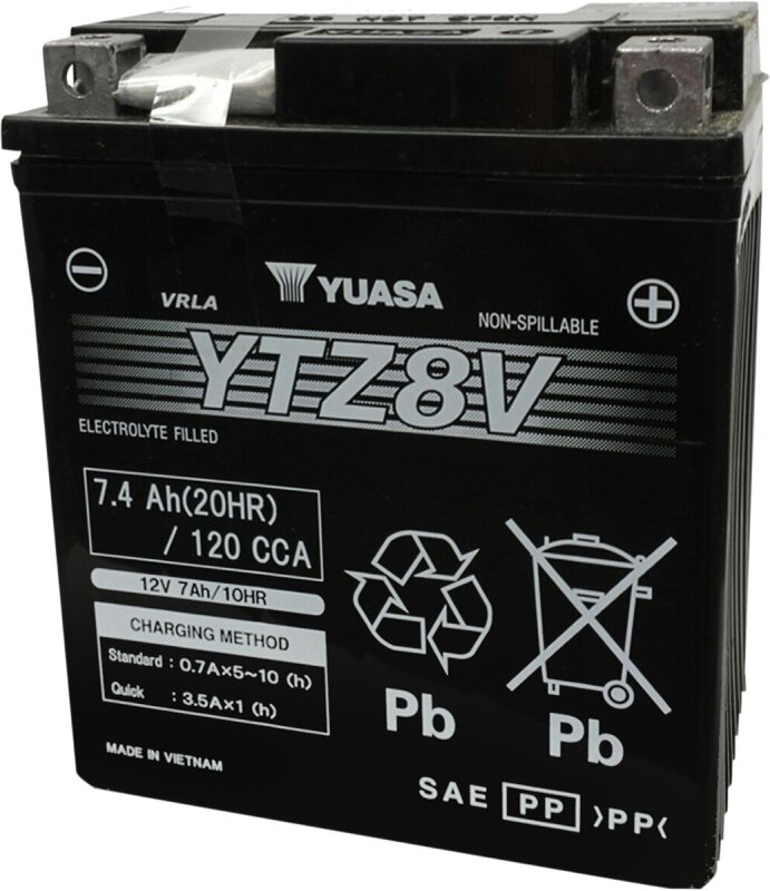 Battery Yuasa Fa Ytz8v inkl. 7,50 Euro Batteriepfand.
