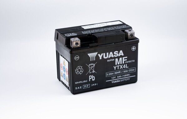Battery Yuasa Fa Ytx4l inkl. 7,50 Euro Batteriepfand.
