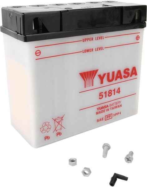 Battery Yuasa Hd Dry 51814 inkl. 7,50 Euro Batteriepfand.