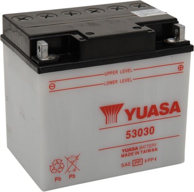 Battery Yuasa Hd Dry 53030 inkl. 7,50 Euro Batteriepfand.