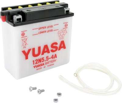 Battery Yuasa Cv Dry 12n5.5-4a inkl. 7,50 Euro Batteriepfand.