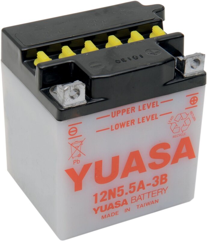 Battery Yuasa Cv Dry 12n5.5a-3 inkl. 7,50 Euro Batteriepfand.